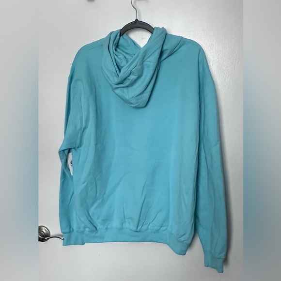 NWT Fender Aqua (Daphne Blue) Sweatshirt with White Fender Logo - Picture 3 of 6